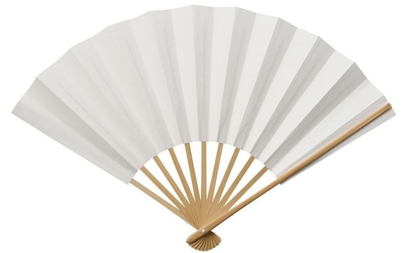 9寸11間 白扇